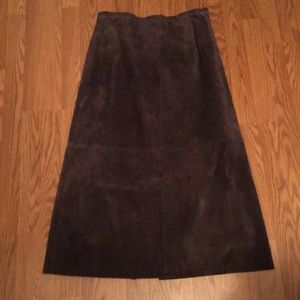 Style&co collection 100% leather skirt
